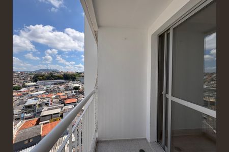 Varanda da Sala de apartamento para alugar com 2 quartos, 60m² em Jardim Mariliza, São Paulo