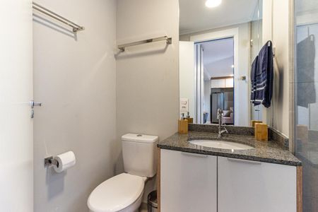 Studio para alugar com 30m², 1 quarto e sem vaga Studio para alugar com 30m², 1 quarto e sem vagaBanheiro