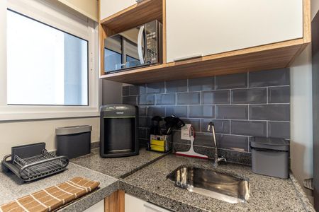 Studio para alugar com 30m², 1 quarto e sem vaga Studio para alugar com 30m², 1 quarto e sem vagaCozinha