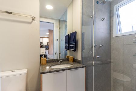 Studio para alugar com 30m², 1 quarto e sem vaga Studio para alugar com 30m², 1 quarto e sem vagaBanheiro