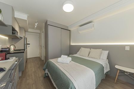 Studio para alugar com 28m², 1 quarto e sem vaga Studio para alugar com 28m², 1 quarto e sem vagaQuarto