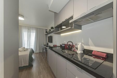 Studio para alugar com 28m², 1 quarto e sem vaga Studio para alugar com 28m², 1 quarto e sem vagaCozinha