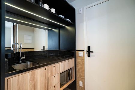 Studio à venda com 23m², 1 quarto e sem vagaCozinha
