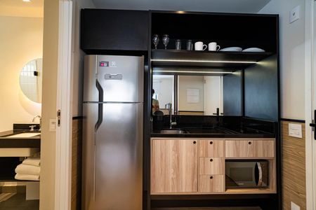 Studio à venda com 23m², 1 quarto e sem vagaCozinha