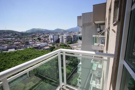 Varanda da Sala de apartamento à venda com 1 quarto, 38m² em Taquara, Rio de Janeiro