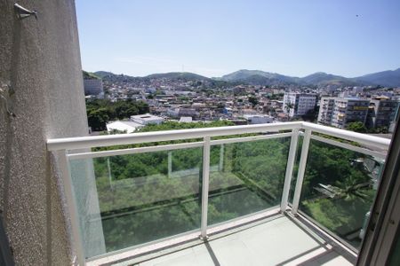 Varanda da Sala de apartamento à venda com 1 quarto, 38m² em Taquara, Rio de Janeiro