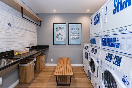 Apartamento para alugar com 40m², 2 quartos e sem vaga Apartamento para alugar com 40m², 2 quartos e sem vagaLavanderia