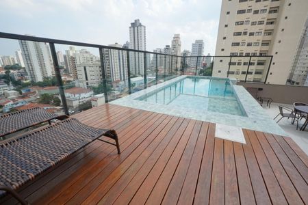 Studio para alugar com 26m², 1 quarto e sem vagaPiscina