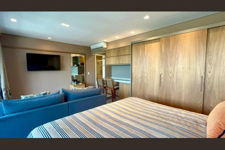 Studio para alugar com 46m², 1 quarto e 1 vaga Studio para alugar com 46m², 1 quarto e 1 vagaQuarto