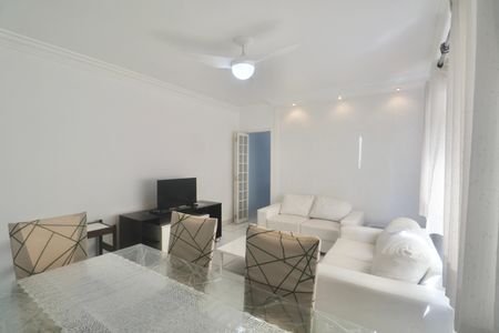 Sala de apartamento para alugar com 2 quartos, 92m² em Vila Alzira, Guarujá