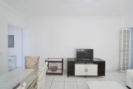 Sala de apartamento para alugar com 2 quartos, 92m² em Vila Alzira, Guarujá