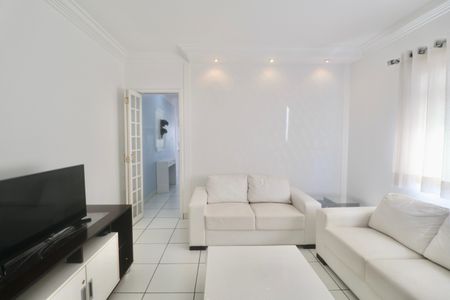 Sala de apartamento para alugar com 2 quartos, 92m² em Vila Alzira, Guarujá