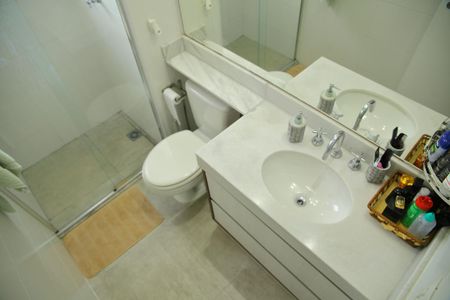 Apartamento para alugar com 77m², 2 quartos e 1 vagaBanheiro da Suíte 