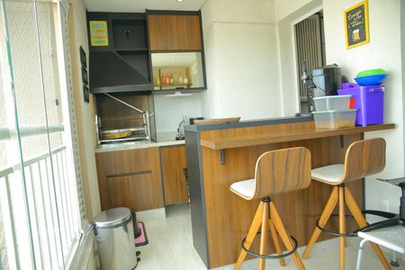 Apartamento para alugar com 77m², 2 quartos e 1 vagaVaranda gourmet da Sala 