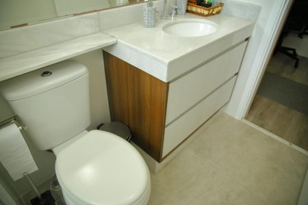 Apartamento para alugar com 77m², 2 quartos e 1 vagaBanheiro da Suíte 