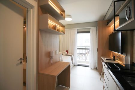 Studio para alugar com 21m², 1 quarto e sem vaga Studio para alugar com 21m², 1 quarto e sem vagaCozinha