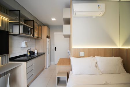 Suíte  de kitnet/studio para alugar com 1 quarto, 21m² em Indianópolis, São Paulo