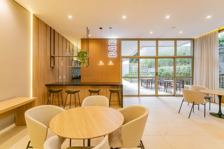 Apartamento para alugar com 40m², 2 quartos e 1 vagaÁrea comum - Salão de festas