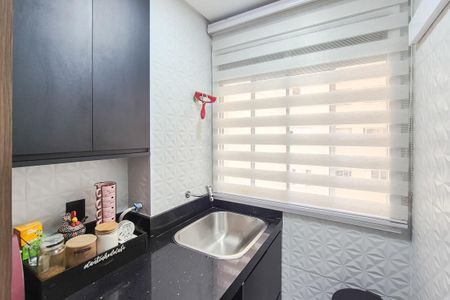 Apartamento à venda com 49m², 2 quartos e 1 vagaCozinha e Área de Serviço