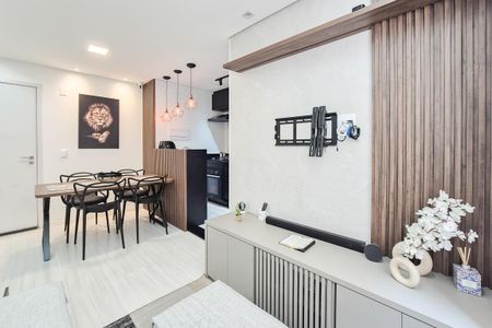 Sala de apartamento à venda com 1 quarto, 49m² em Centro, São Bernardo do Campo