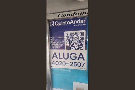 Apartamento para alugar com 46m², 2 quartos e 1 vagaPlaca instalada no mural de avisos da portaria - Código da placa: YWPD-291