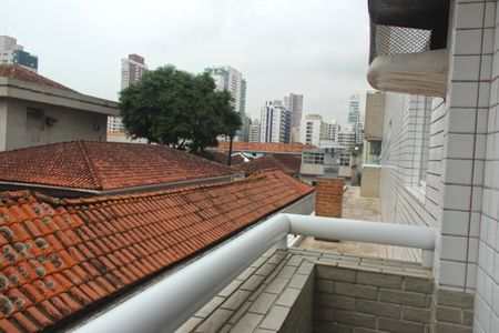 Varanda da Sala de apartamento para alugar com 3 quartos, 166m² em Boqueirão, Santos