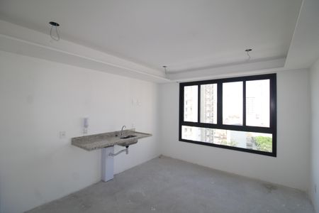 Sala / Cozinha de apartamento à venda com 1 quarto, 35m² em Santana, São Paulo