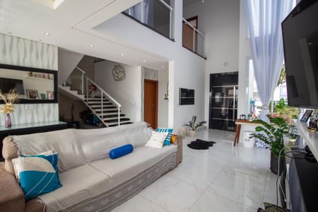 Sala de casa de condomínio para alugar com 4 quartos, 327m² em Jardim Novo Eldorado, Sorocaba