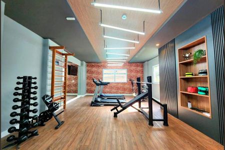 Studio para alugar com 29m², 1 quarto e sem vaga Studio para alugar com 29m², 1 quarto e sem vagaÁrea comum - Academia