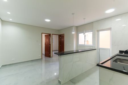Sala/Cozinha de apartamento para alugar com 2 quartos, 55m² em Quarta Parada, São Paulo