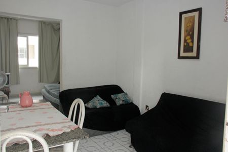 Sala de kitnet/studio para alugar com 1 quarto, 38m² em Gonzaga, Santos