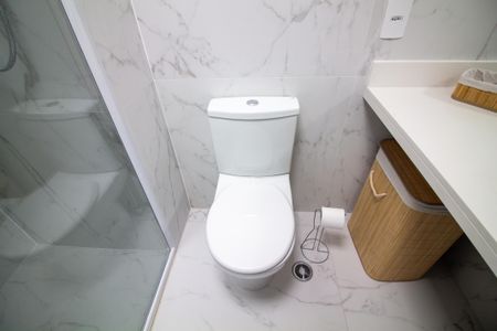 Studio para alugar com 35m², 1 quarto e sem vaga Studio para alugar com 35m², 1 quarto e sem vagaBanheiro