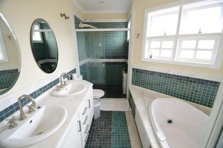 Casa de condomínio para alugar com 454m², 4 quartos e 3 vagasBanheiro Suíte 