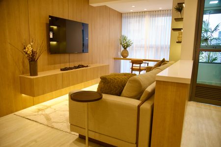 Sala de apartamento para alugar com 2 quartos, 81m² em Brooklin, São Paulo