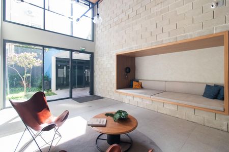 Apartamento para alugar com 46m², 1 quarto e 1 vagaHall social