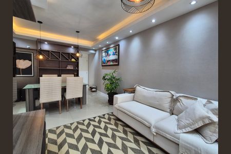 Sala  de apartamento à venda com 3 quartos, 91m² em Recreio dos Bandeirantes, Rio de Janeiro