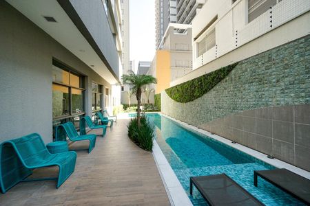 Studio para alugar com 25m², 1 quarto e sem vaga Studio para alugar com 25m², 1 quarto e sem vagaPiscina