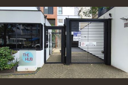 Studio para alugar com 75m², 1 quarto e 1 vagaFachada + Plaquinha