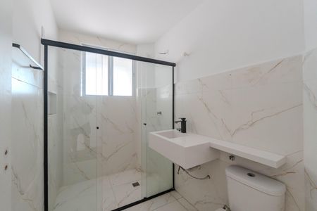 Banheiro de apartamento para alugar com 1 quarto, 56m² em Bela Vista, São Paulo