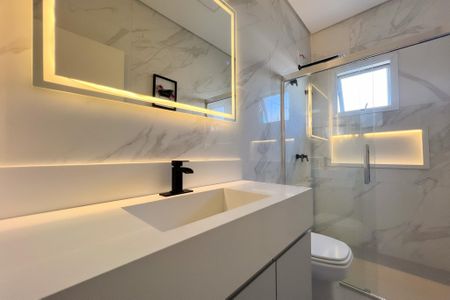 Casa de condomínio para alugar com 160m², 2 quartos e 4 vagas Casa de condomínio para alugar com 160m², 2 quartos e 4 vagasBanheiro