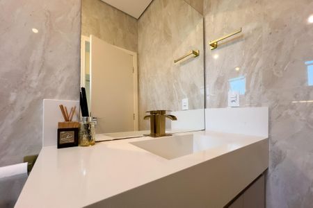 Casa de condomínio para alugar com 160m², 2 quartos e 4 vagas Casa de condomínio para alugar com 160m², 2 quartos e 4 vagasBanheiro da Suíte