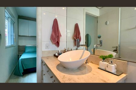 Apartamento para alugar com 56m², 2 quartos e 2 vagasBanheiro da Suíte