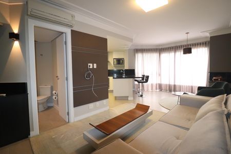 Apartamento para alugar com 104m², 1 quarto e 2 vagasSala