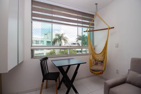Sala de apartamento para alugar com 1 quarto, 38m² em Trecho 1, Brasília
