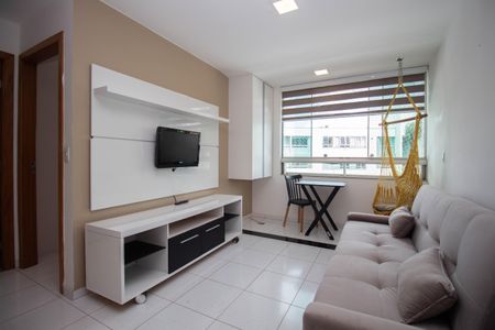 Sala de apartamento para alugar com 1 quarto, 38m² em Trecho 1, Brasília
