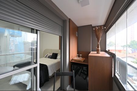 Studio para alugar com 27m², 1 quarto e sem vagaVaranda