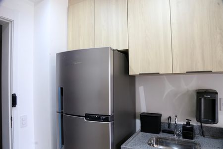 Studio para alugar com 25m², 1 quarto e sem vaga Studio para alugar com 25m², 1 quarto e sem vagaCozinha
