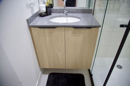 Studio para alugar com 25m², 1 quarto e sem vaga Studio para alugar com 25m², 1 quarto e sem vagaBanheiro