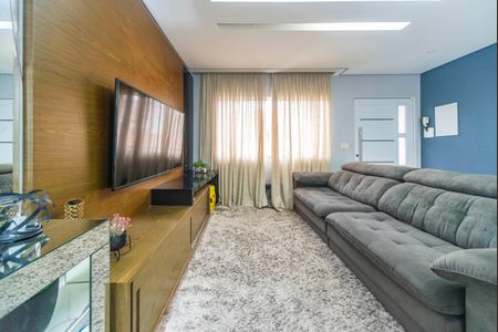 Sala de casa à venda com 3 quartos, 226m² em Parque Sao Vicente, Santo André