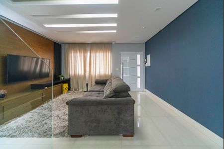 Sala de casa à venda com 3 quartos, 226m² em Parque Sao Vicente, Santo André